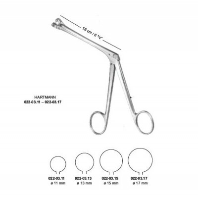 HARTMANN Tonsil Punch Forceps